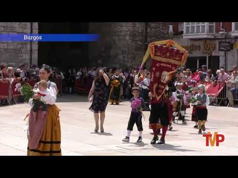 Ofrenda de flores a Santa María la Mayor - Burgos 2023 - PARTE II