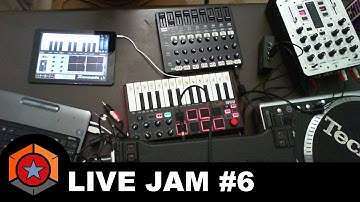 Live Jam #6 - Synthmaster on iPad + Reason + Akai midi controllers.