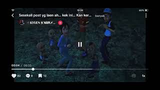 Mak opet vs ular besar geng pengembara bermula 