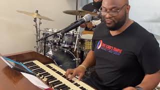 Pastor Chris Edwards on Organ