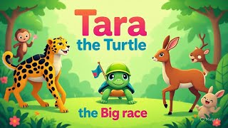 Tara the Turtle’s Big Race | Moral Cartoon for Kids | Believe in Yourself