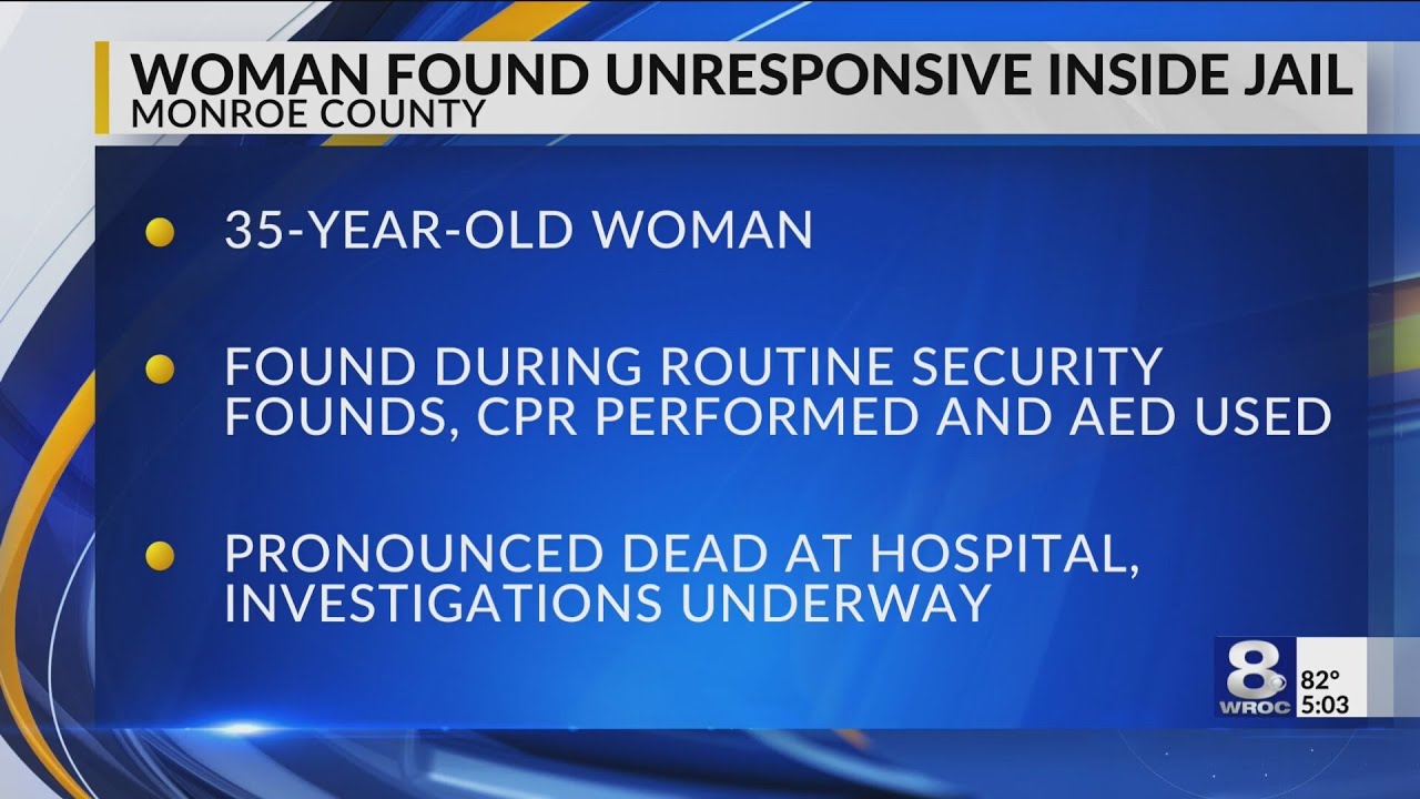 Monroe County Jail inmate dies after being found unresponsive - YouTube