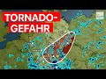 Gewitter am samstagnachmittag erhhen die tornadogefahr