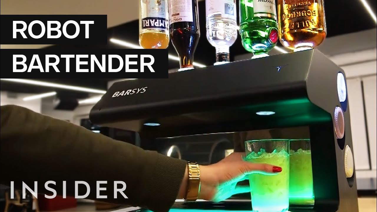 Robot Effortlessly Makes Cocktails - YouTube