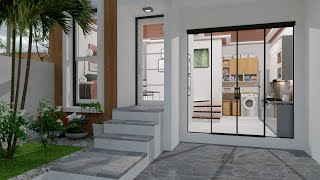 Ini Sih Keren Banget, Rumah Split Level 5x7 Dengan 3 Kamar