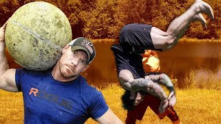 240lb Strongman Backflip FIRST TRY