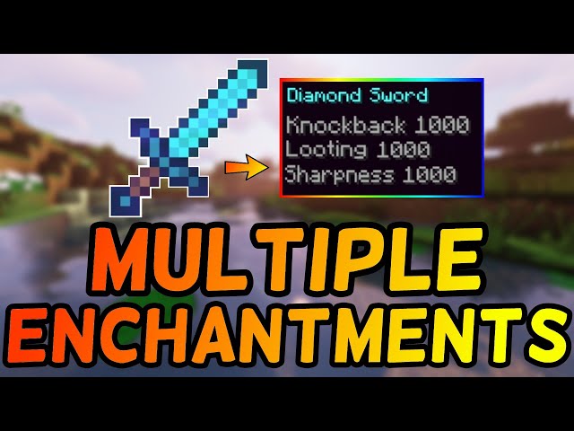 How To Get Multiple High Level Enchantments on ONE Item in Minecraft