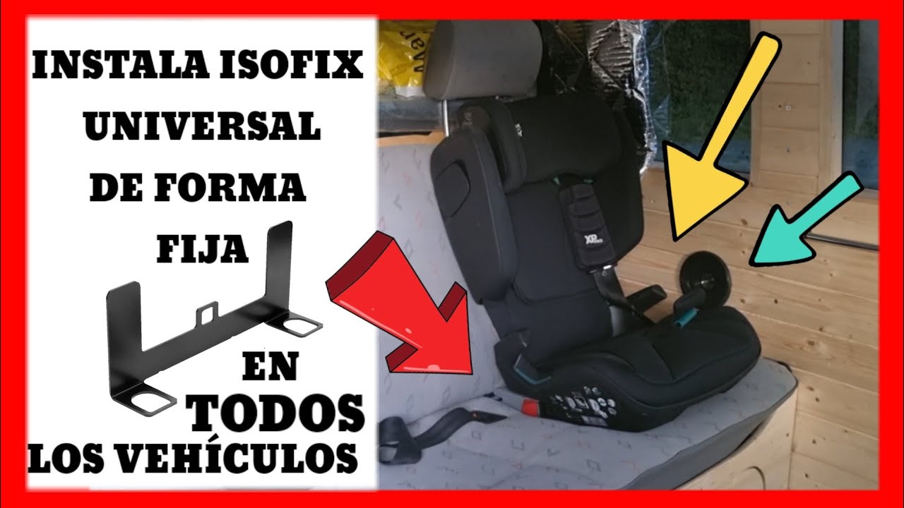 How to INSTALL ISOFIX UNIVERSAL in VEHICLES (very easy) 
