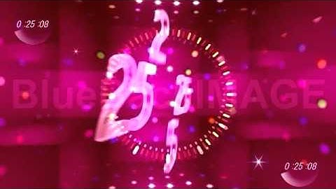 Stock Footage : countdown counter minutes timer opening D1b1
