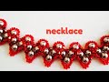 Necklace. DIY. Колье из бусин. МК