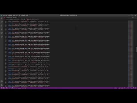 SQL Table Filler Quick Demo
