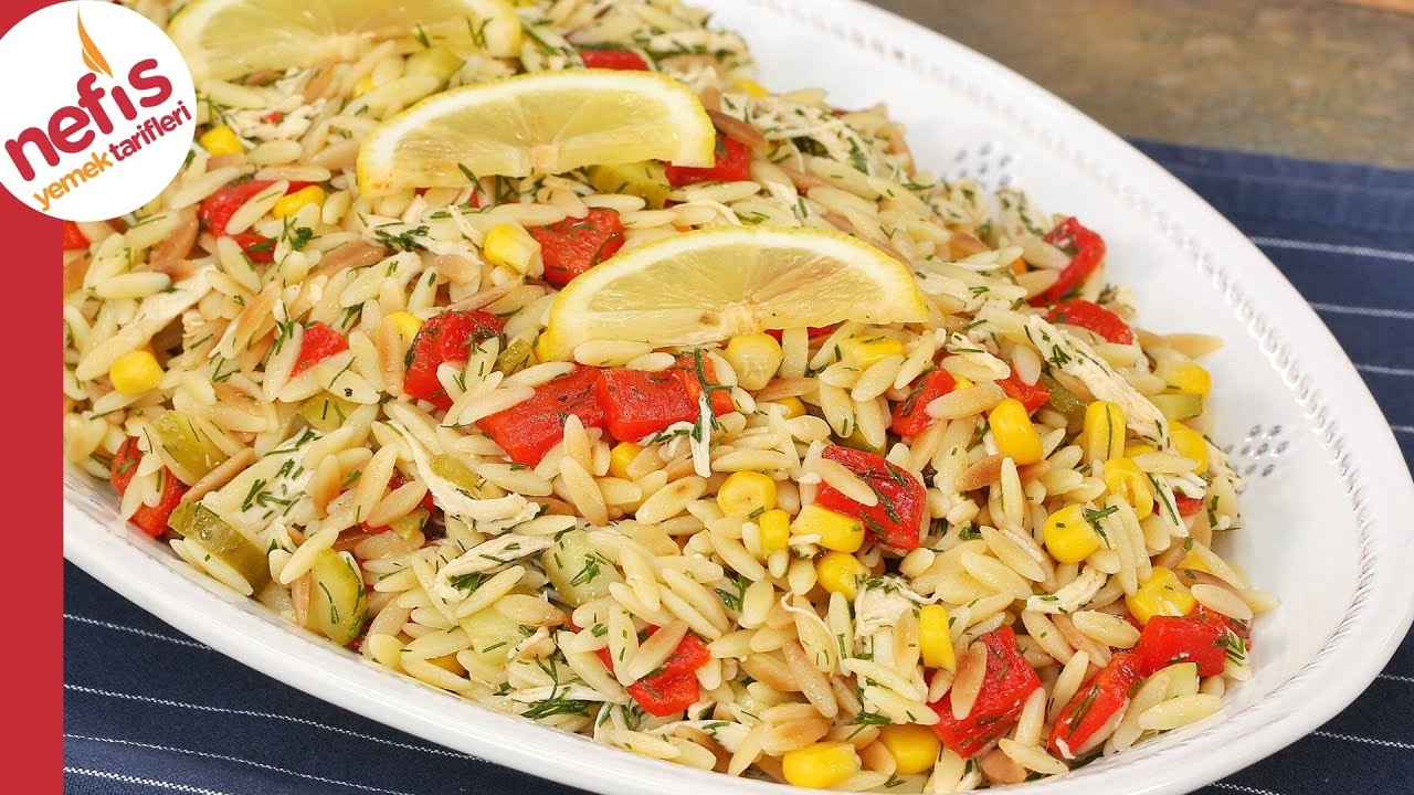 Tek Başına Bile Doyuran Efsane Salata | Tavuklu Şehriye Salatası ????
