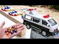 Satisfying marble run race asmr  haba double wave course and police car  long time healing