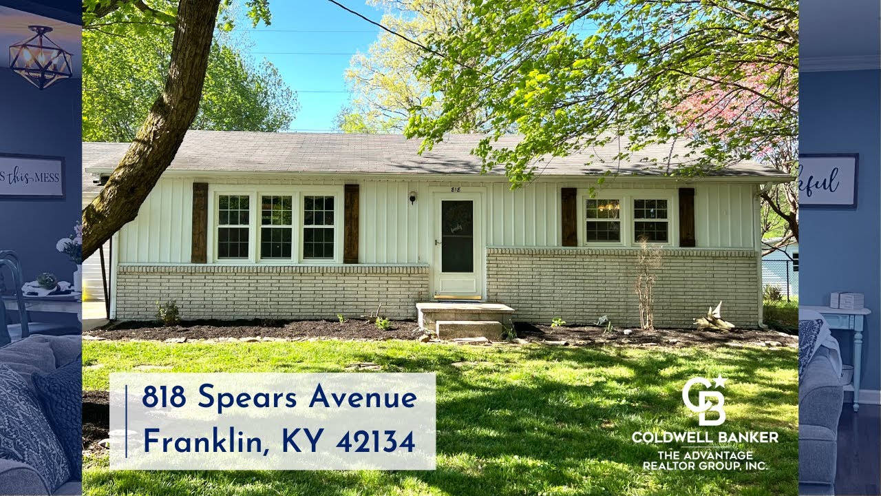 Homes in Franklin, KY 818 Spears Avenue YouTube