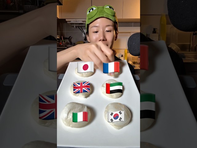 키리모찌 나라별 소스먹방 #mukbang