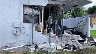 Home demolished by out-of-control car in Hallandale Beach