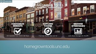 Homegrown Tools for Economic Development