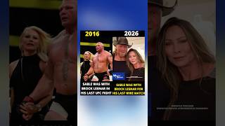 Sable always there for her husband Brock Lesnar in UFC and WWE #brocklesnar #wwe #sable