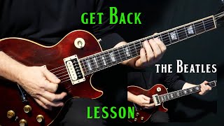 how to play &quot;Get Back&quot; on guitar by The Beatles | guitar lesson tutorial