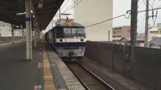 JR貨物 EF210 117号機 桃太郎 鹿島貨物 99ﾚ 稲毛駅通過