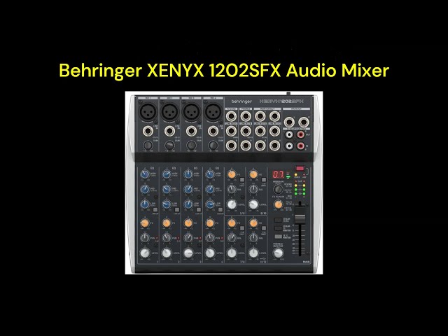 Аналоговий мікшерний пульт BEHRINGER XENYX 1202SFX