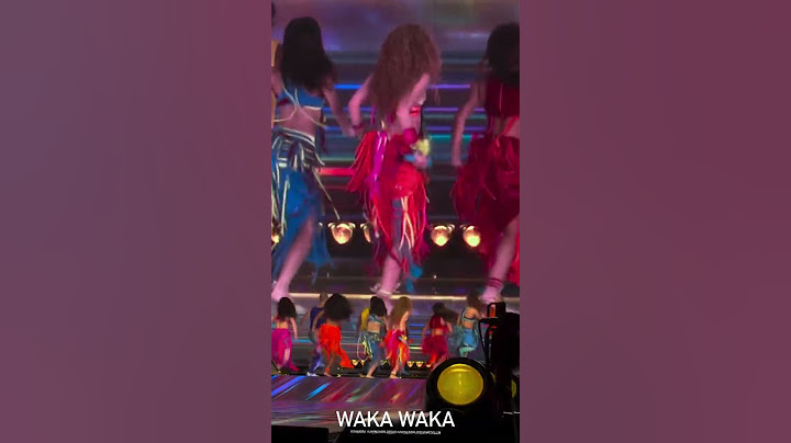 Así se hace historia en un escenario… gracias Shakira