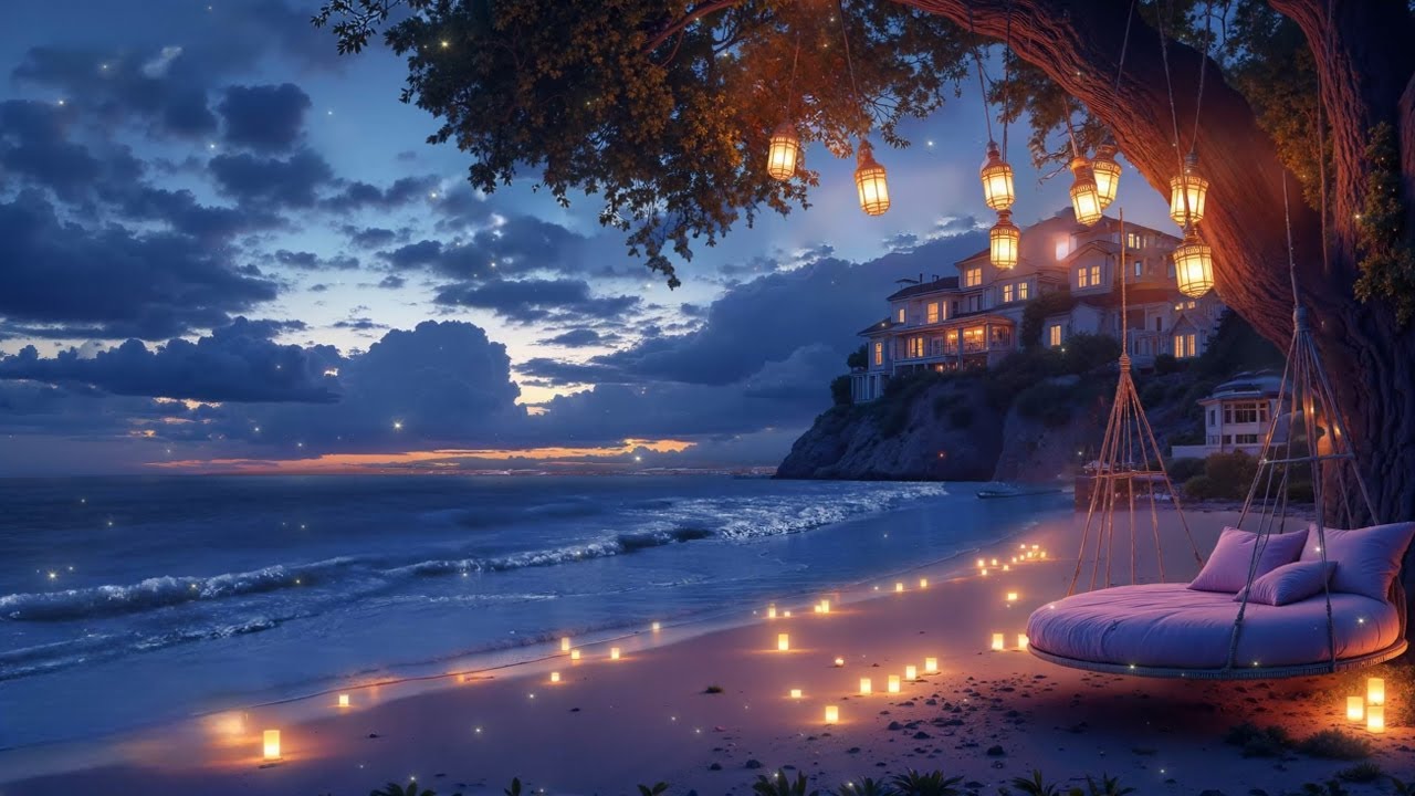 Без Рекламы. Быстро Засыпайте! • Морские Волны В Сочетании Со Спокойной Музыкой Для Успокоения Ум...