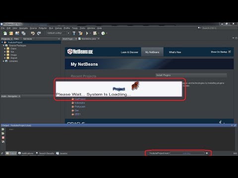 How To Add Splash Screen (Project Loading Screen) With Source Code - Java Netbeans Tutorial