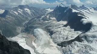 Eiger west flank solo summit
