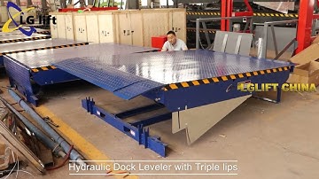 Dock leveler with tripple lips by LGLIFT China