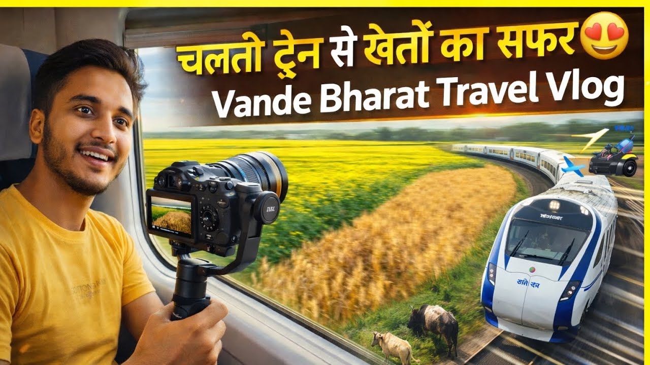 Chalti train 🚂 se kheto ka safar Vlog 🤩 #vlog #naturevlog #villagevlog #travelvlog @souravjvlogs 
