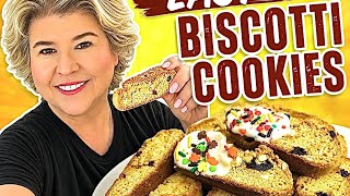 Secret Hack for The BEST EASY Biscotti Cookies!  / Cherry Almond Biscotti