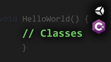 Using Classes - Beginner Unity Tutorial