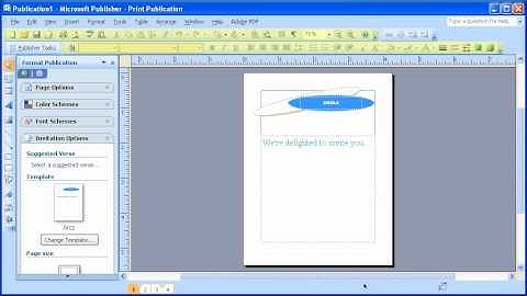 1.1 Microsoft Publisher 2007: An Introduction