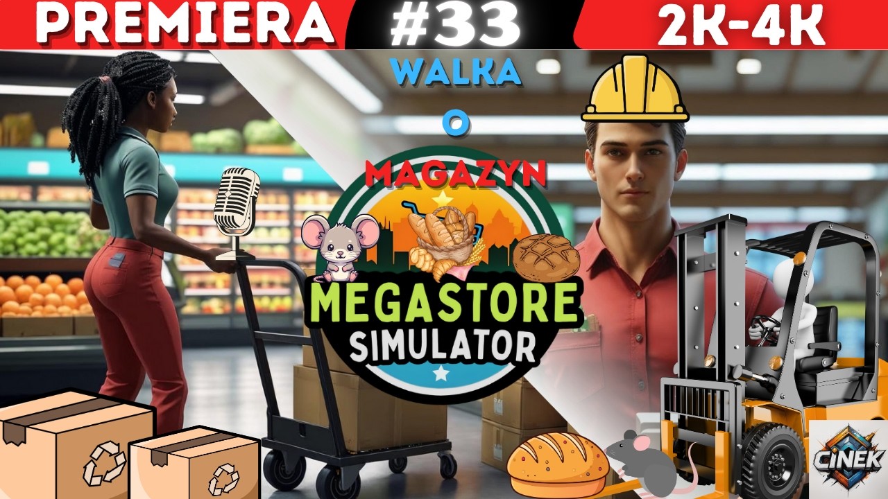 WALKA O MAGAZYN👷🏻‍♂️👷🏻📦🏪MEGASTORE SIMULATOR #33 #simulator #gameplay #letsplay #games