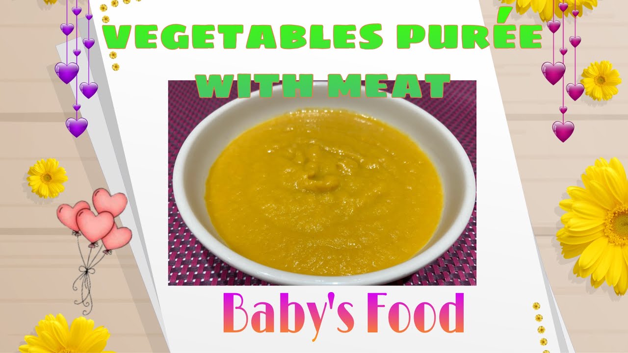 Vegetables Purée with Meat YouTube