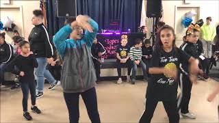 Wareham Junior Viking Cheerleaders have fun dancing at fundraiser