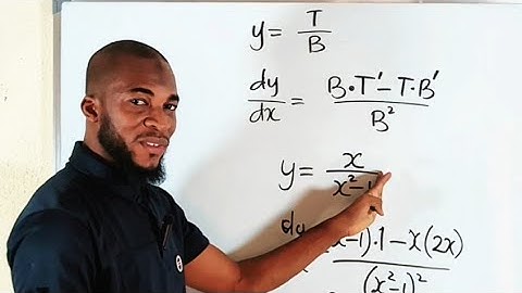 Eenvoudige manier om de quotiëntregel van differentiatie te onthouden.