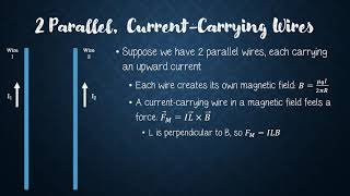Forces on Two Parallel, Current Carrying Wires