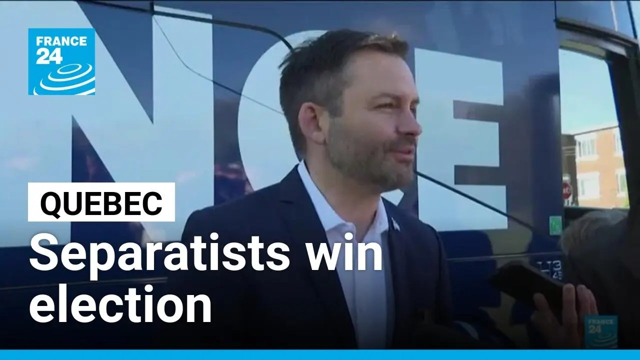 Separatists win Quebec election with promise to hold vote on independence • FRANCE 24 English
