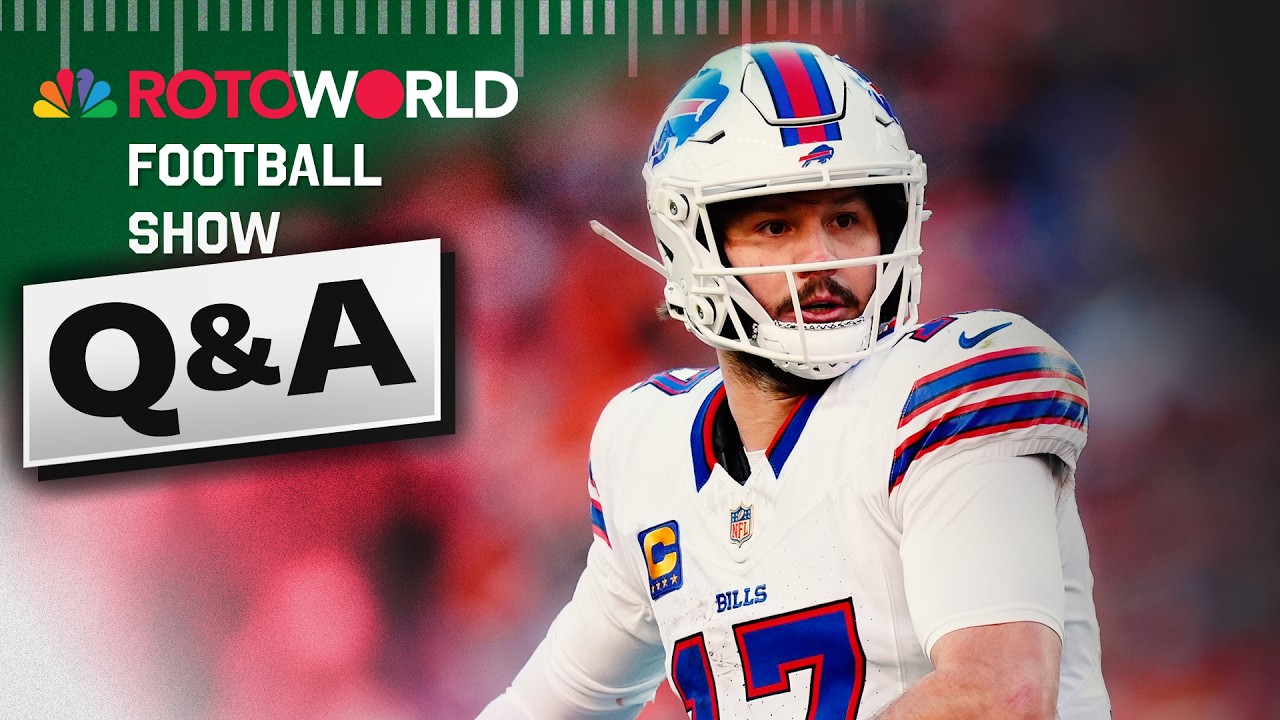 NFL Fantasy Football Q&A w/ RotoPat, Denny and Kyle (8/28/26) | Rotoworld Football Show | NBC Sports