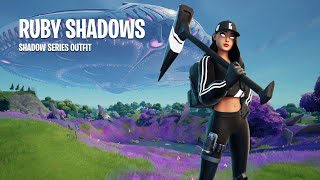 Gameplay Ruby Shadows | Shadow Series Outfit Skin | Fortnite
