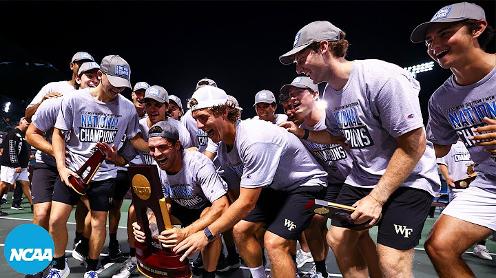 Wake Forest menangkan kejuaraan tenis putra NCAA 2025 | Poin pertandingan
