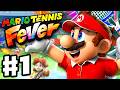 Mario Tennis Fever - Gameplay Walkthrough Part 1 - We Became Babies!