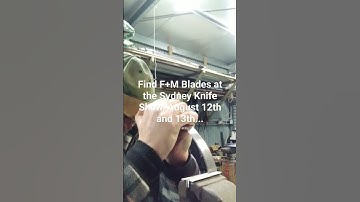 Testing the heat treat on a new Mini Sticker in 1084 carbon steel...