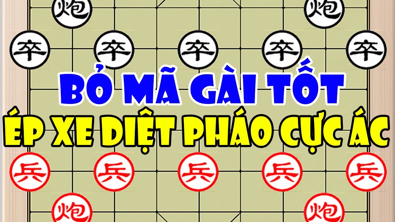 Vương Khuếch (王廓) vs Triệu Kim Thành (赵金成)| Bỏ Mã Gài Tốt - Ép Xe Diệt Pháo Cực Ác