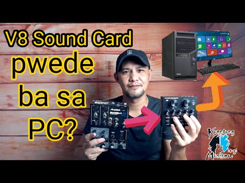 V8 Sound Card to PC and Audio mixer Setup Tutorial
