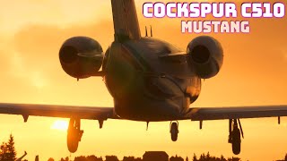 COCKSPUR Cessna C510 MUSTANG MSFS Model Review & History | Gameplay 4K