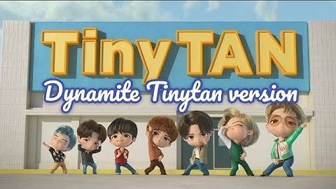 BTS (방탄 소년단) Dynamite Tinytan version with lyrics