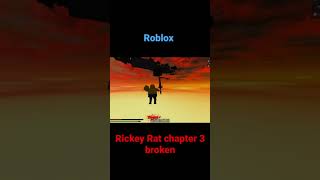 Rickey Rat chapter 3 glitch #shorts #rickeyrat #roblox